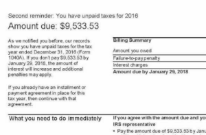 Wage garnishment notice connected to tax matters in Glendale, AZ
